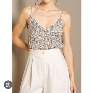 Jenni Kayne Animal Print Camisole Tank - Small